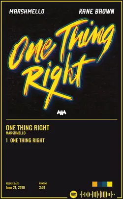Marshmello - One Thing Right.jpg